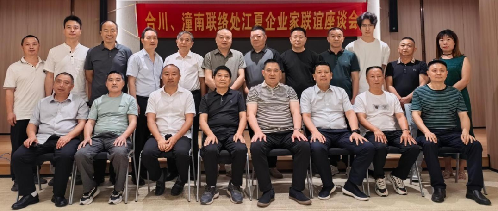 血脉同心聚合力 携手共启新征程-潼南、合川联络处江夏企业家座谈会顺利举行